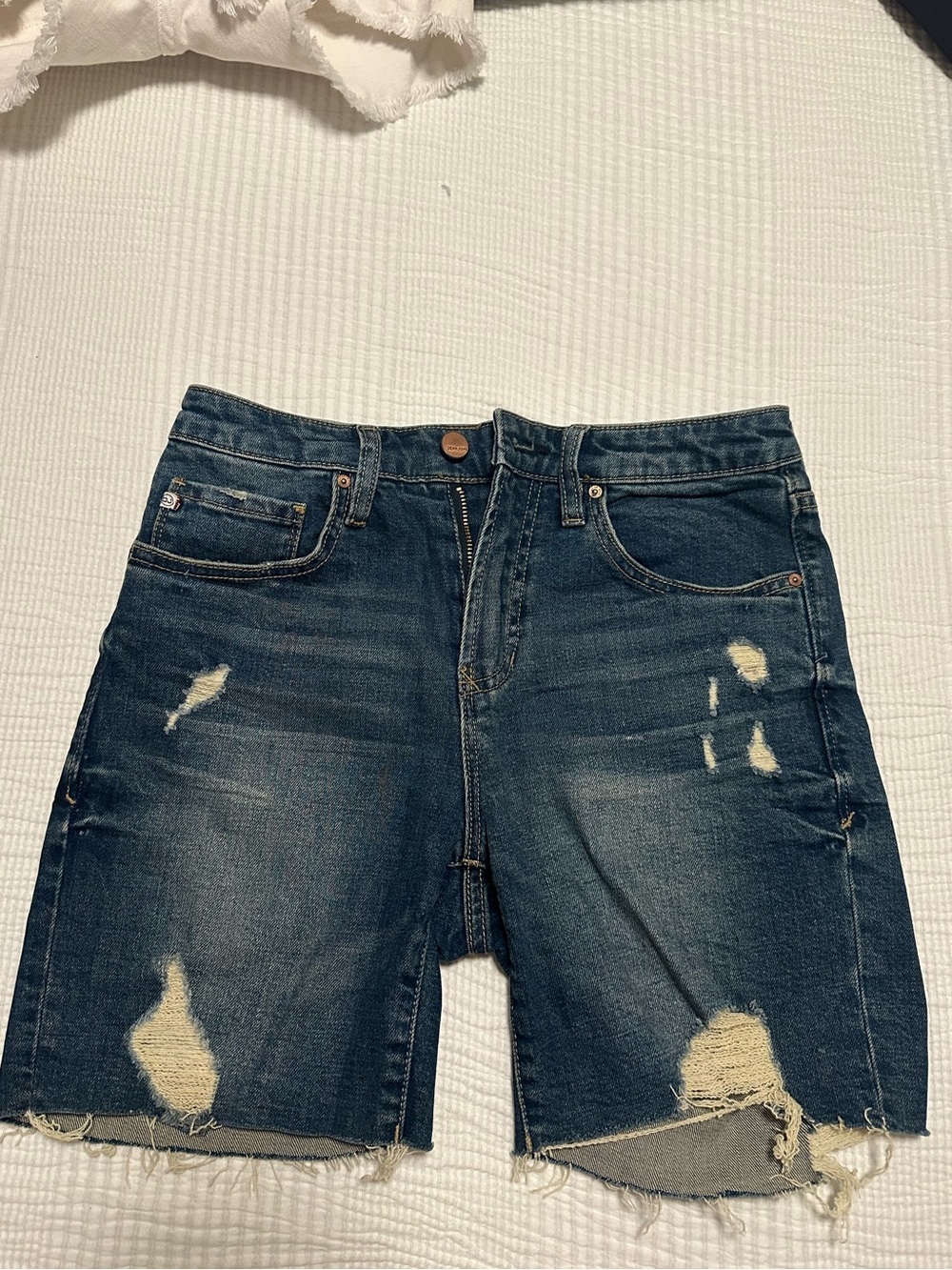 Dear John Distressed Boyfriend Jeans Shorts